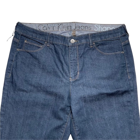 Calvin Klein Jeans Shape Straight Leg Denim Jeans 33/16 - Picture 2 of 7